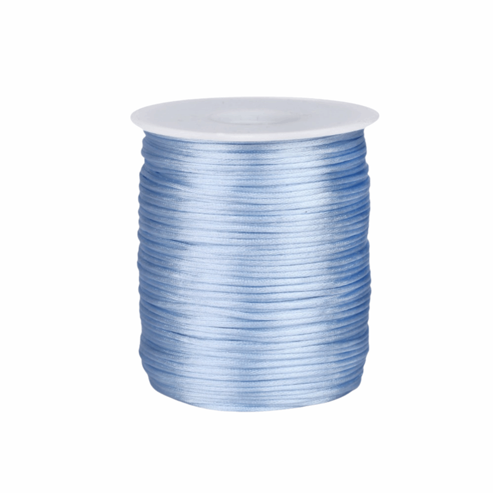 Ribbon Wired Satin - 100m Braided Satin 1.5mm Satin Rattail
