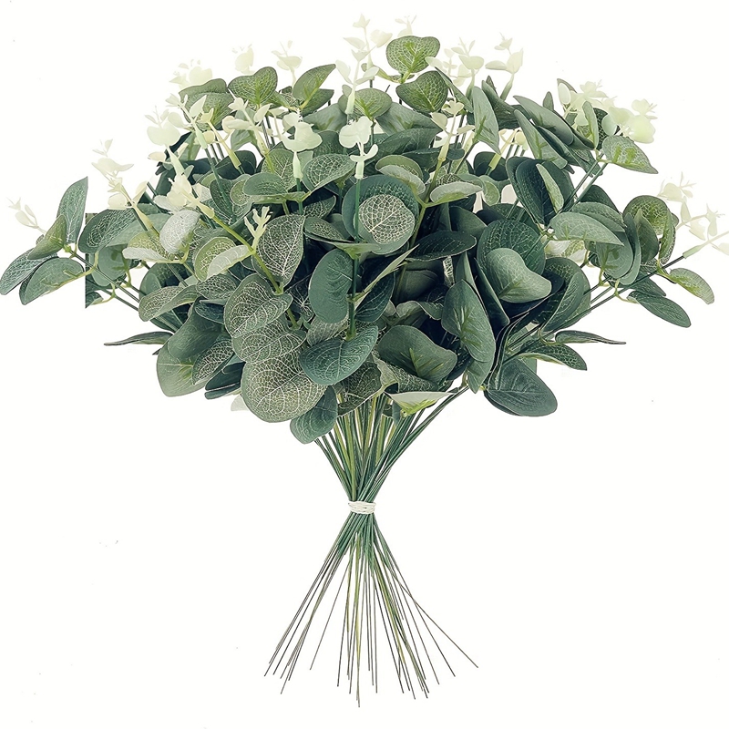 Baby Breath Dried - 5/10/15Pcs Artificial Eucalyptus Flowers Bouquet Fake