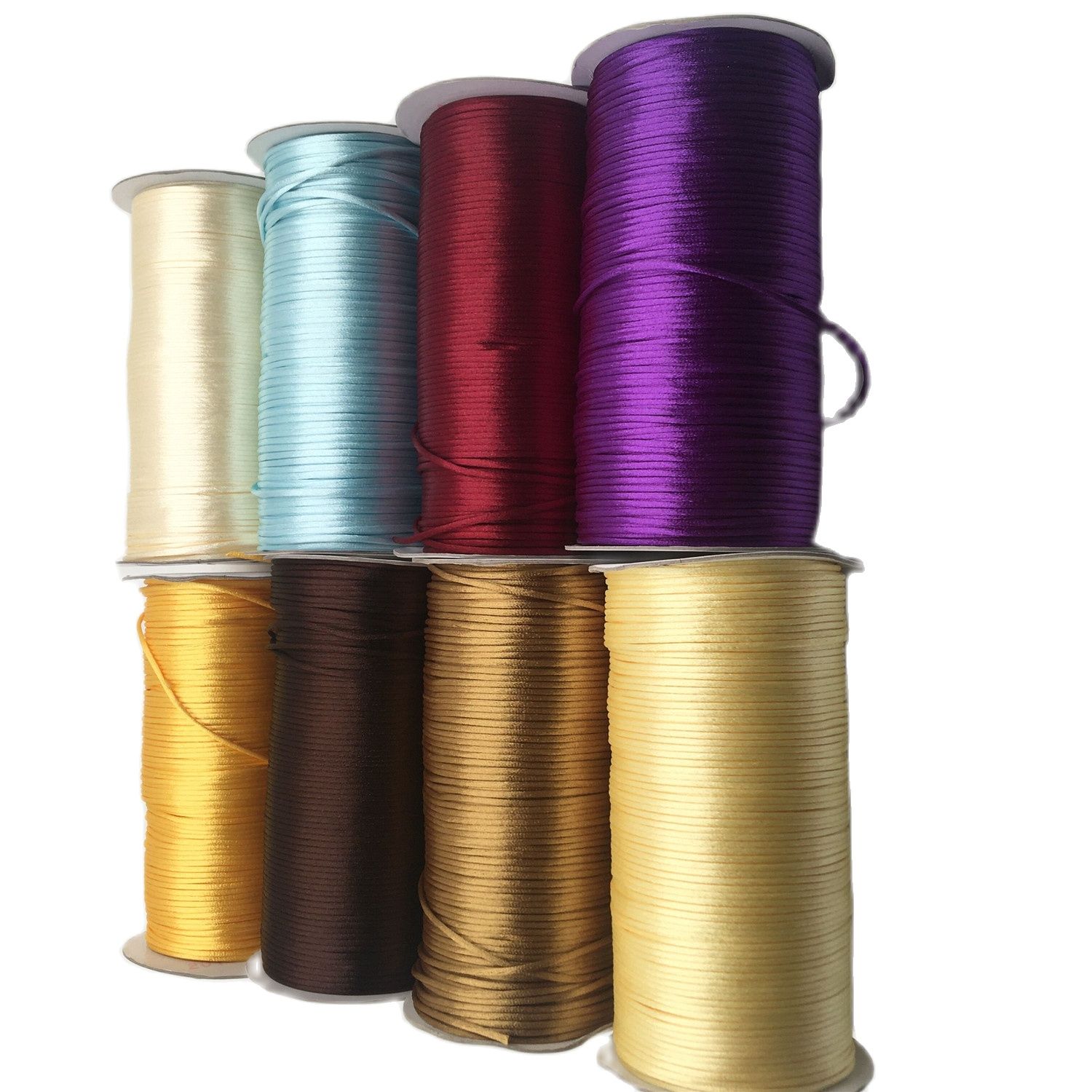 2Mm Đầm Macrame Lụa Macrame Dâ - đánh giá và giá Ribbon Wired Satin