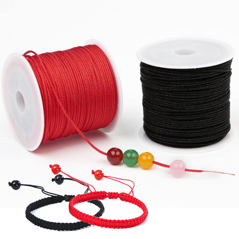 50M/roll 0.8mm Nylon Thread Co - đánh giá và giá Ribbon Wired Satin