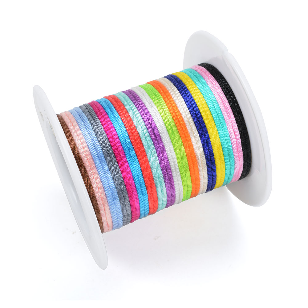 20 Mét/lô DIY Dây Nylon 1.5Mm  - đánh giá và giá Ribbon Wired Satin