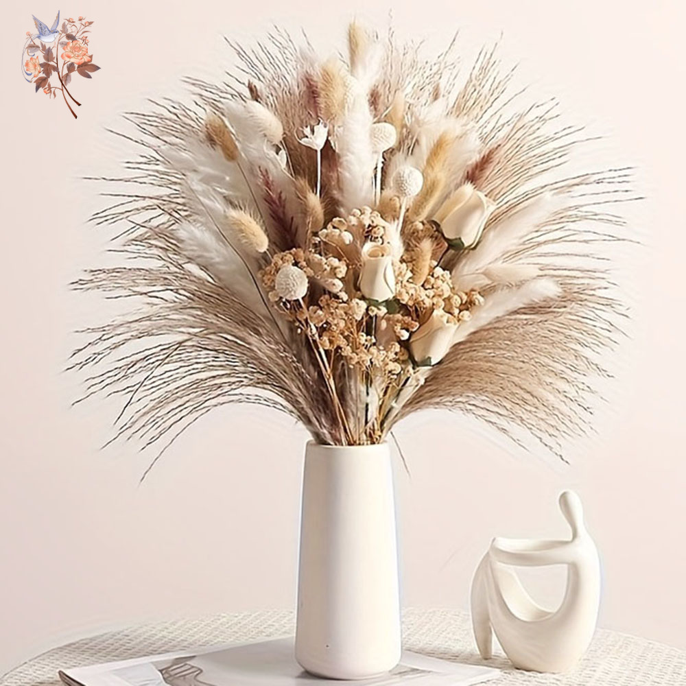 80Pcs Artificial Dried Flowers - đánh giá và giá Baby Breath Dried