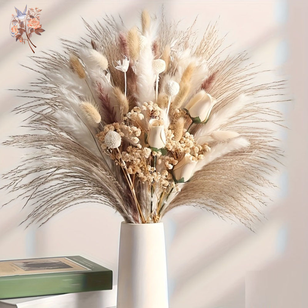 80Pcs Artificial Dried Flowers - đánh giá và giá Baby Breath Dried