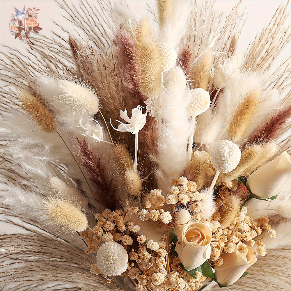 80Pcs Artificial Dried Flowers - đánh giá và giá Baby Breath Dried