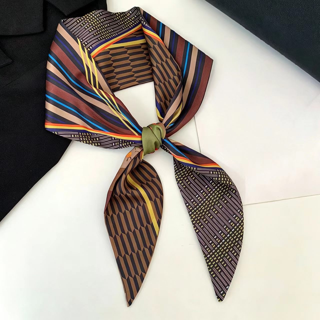 Luxury Print Long Hair Ribbon  - đánh giá và giá Ribbon Wired Satin