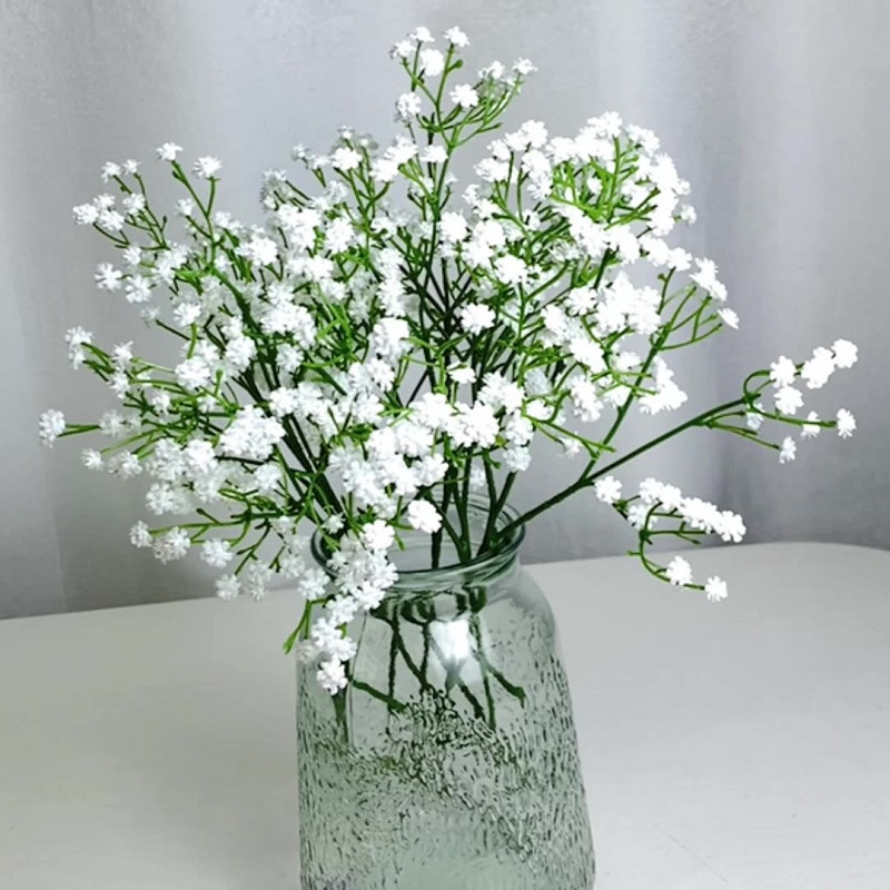 Branch Plastic Artificial Full - đánh giá và giá Baby Breath Dried