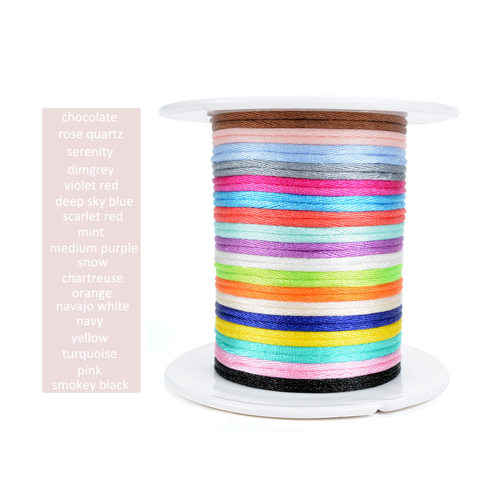 1.5mm Núm Vú Clip Chain DIY Ny - đánh giá và giá Ribbon Wired Satin