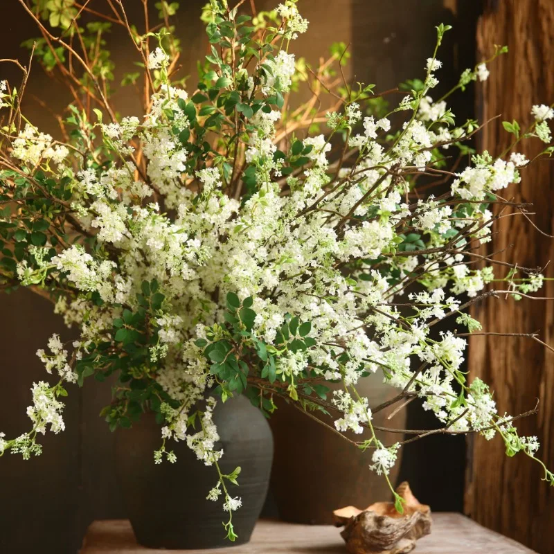Artificial Flowers 100cm Snow  - đánh giá và giá Baby Breath Dried