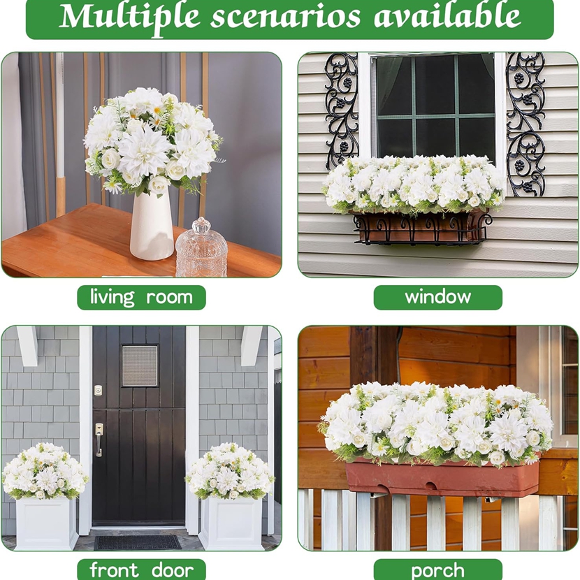 2/5PCS Artificial Rose Flowers - đánh giá và giá Baby Breath Dried