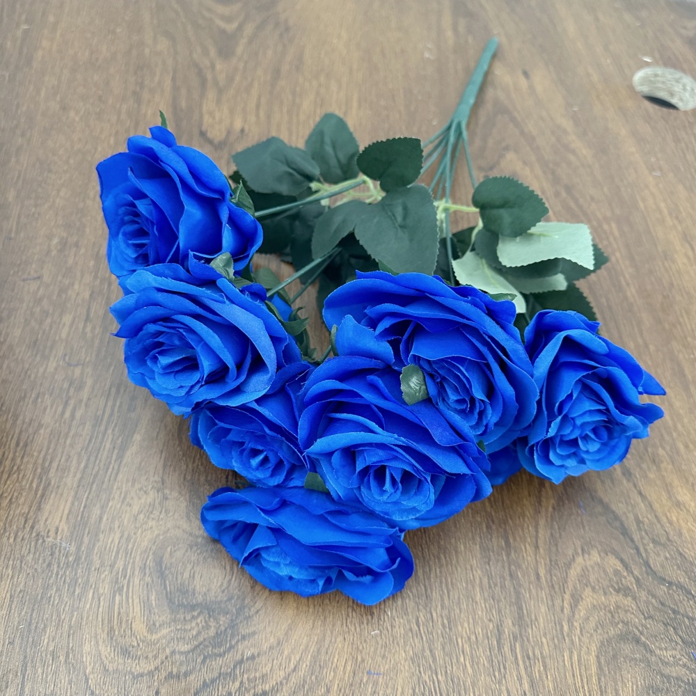 Beautiful 9 Heads Roses Bouque - đánh giá và giá Baby Breath Dried