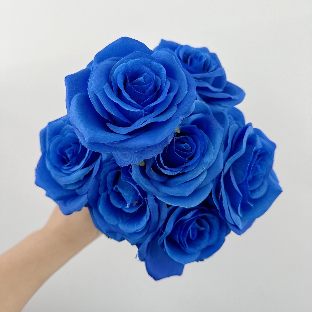 Beautiful 9 Heads Roses Bouque - đánh giá và giá Baby Breath Dried